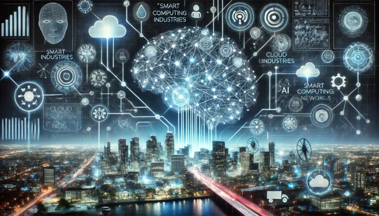 image illustrant le concept du système nerveux numérique, combinant réseaux neuronaux, intelligence artificielle et infrastructures connectées.