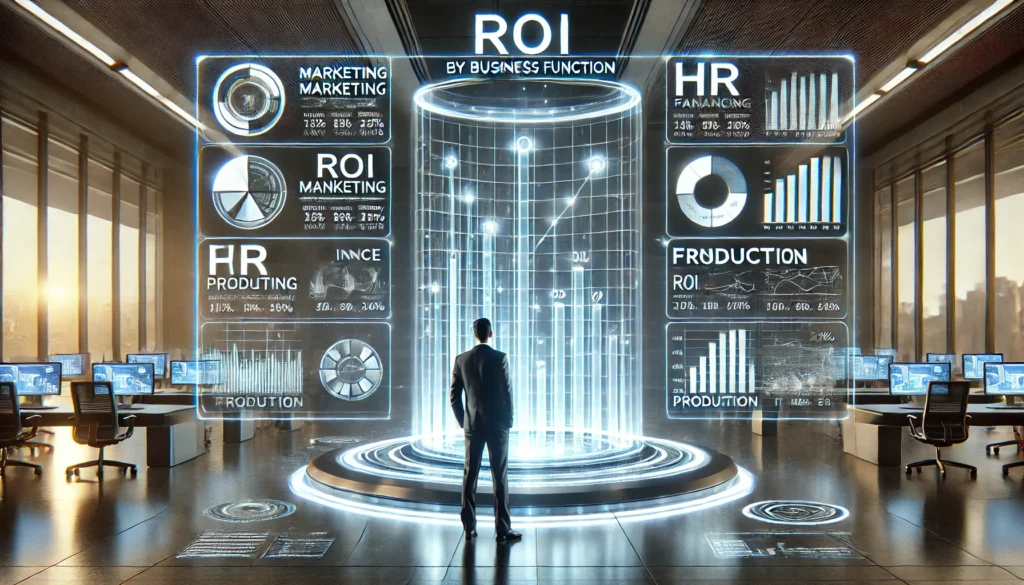 tableau comparatif du ROI moyen par fonction métier
