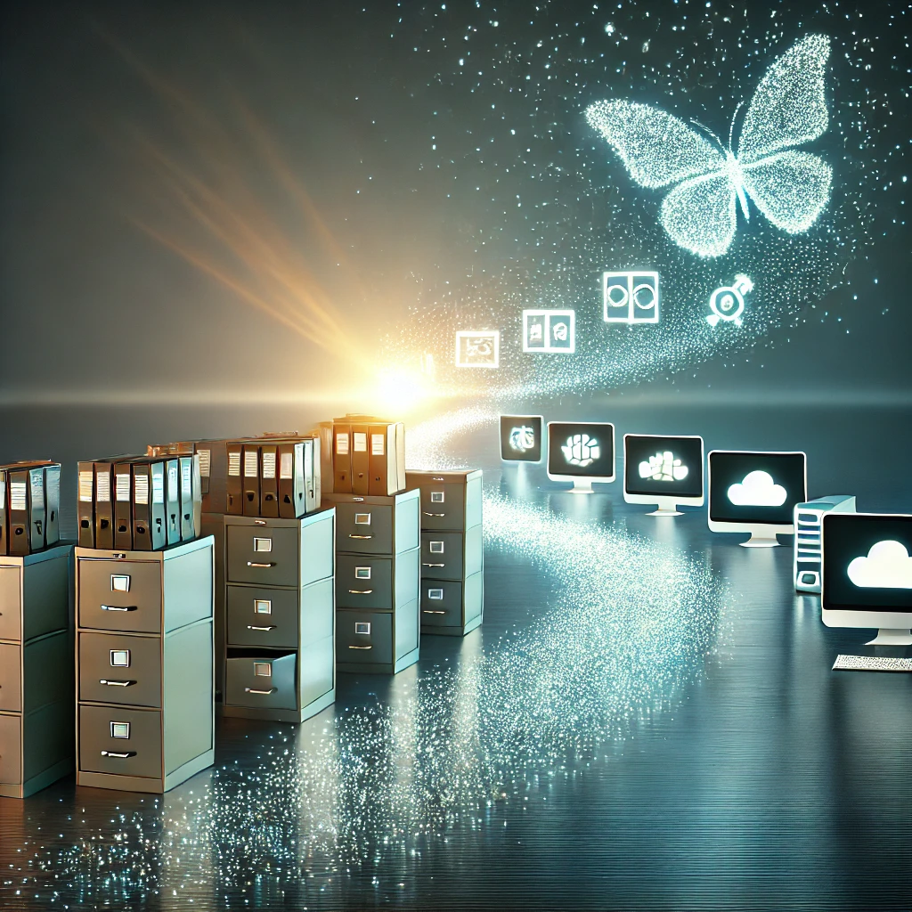 Symboliser le passage réussi vers le cloud