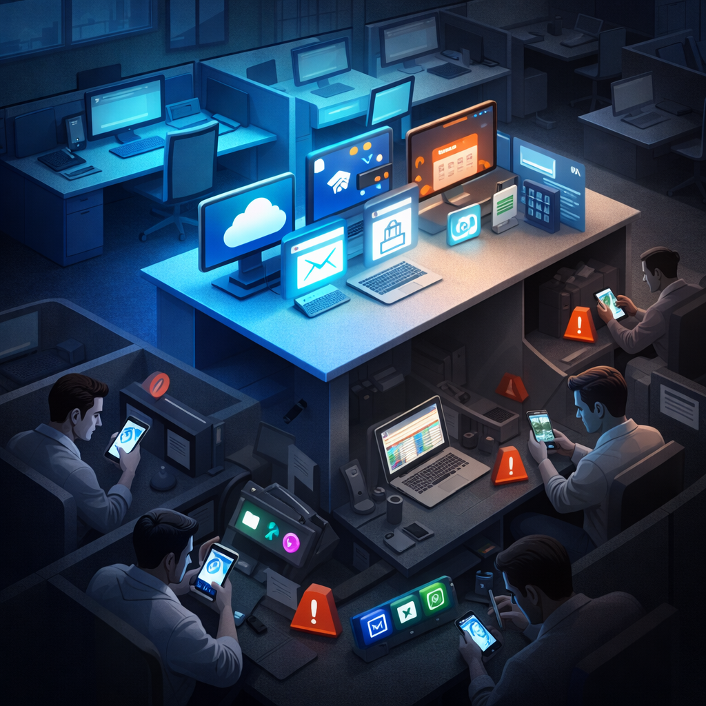 Visualiser le phénomène du shadow IT dans l'entreprise